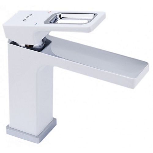 Смеситель для раковины Gappo Futura G1017-8 белый/хром