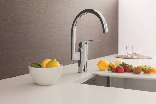 Смеситель для кухни GROHE Eurosmart 2021 33202003 однорычажный, хром фото 4