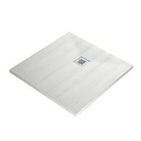 Душевой поддон искусственный камень Wasserkraft Aller 10T 90*90*3.5 слоновая кость матовая, квадратный