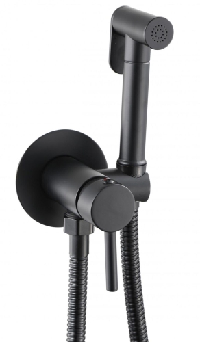 Смеситель встроенный с гиг. душем Savol S-FXQ003H черный