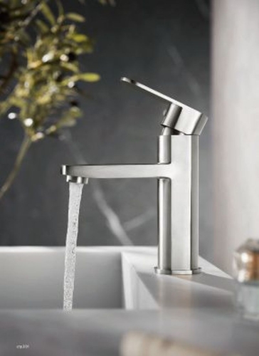 Смеситель на умывальник Ledeme L71016 нержавеющая сталь фото 2