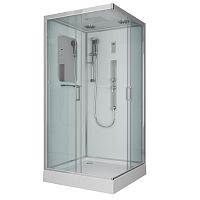 Душевая кабина Niagara Премиум NG-6001-01GQ 90*90*210 низкий поддон(16 см),стекло прозрачное