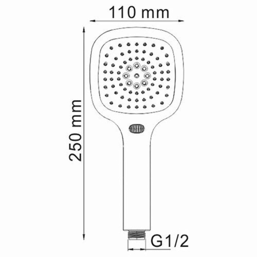 Лейка 3-функциональная Wasserkraft A065  хром фото 5