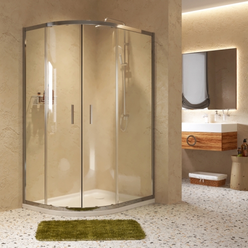 Душевой угол Wasserkraft Lippe 45S 120*90 стекло прозрачное фото 2