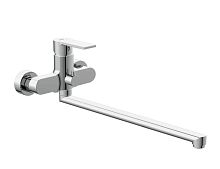 Смеситель с длинным изливом для ванны Cersanit Brasko 64091 хром (без душевого гарнитура)