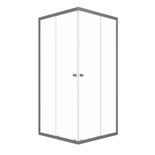 Душевое ограждение Triton Вента-Графит 90*90, 100*100 стекло прозрачное