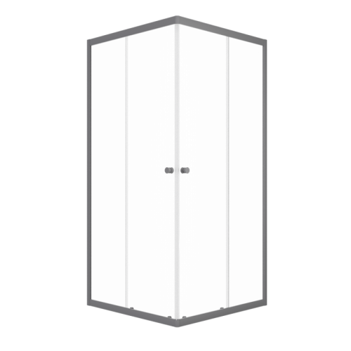 Душевое ограждение Triton Вента-Графит 90*90, 100*100 стекло прозрачное