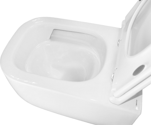 Унитаз подвесной безободковый Azario Riano AZ-2808E, смыв Торнадо фото 4