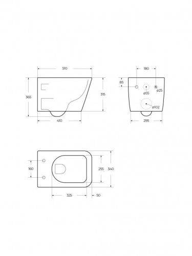 Унитаз подвесной безободковый Belbagno Kraft-Tor смыв Торнадо фото 8