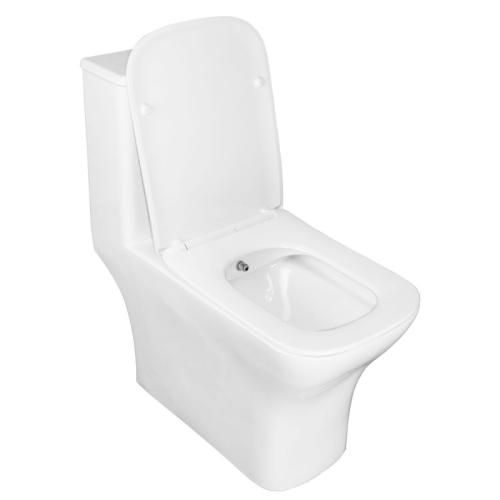 Унитаз-моноблок напольный безободковый Azario Lodi AZ-8617B с функцией биде фото 2