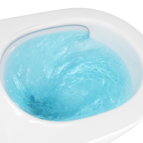 Унитаз подвесной безободковый Azario Ormi AZ-0253VD, смыв Торнадо фото 7