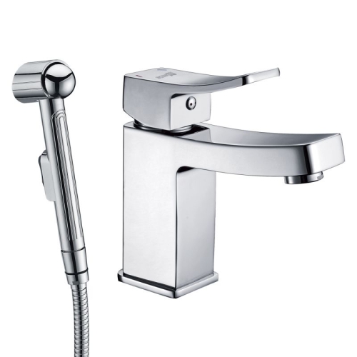 Смеситель для умывальника Wasserkraft Aller 1068 с гиг душем хром