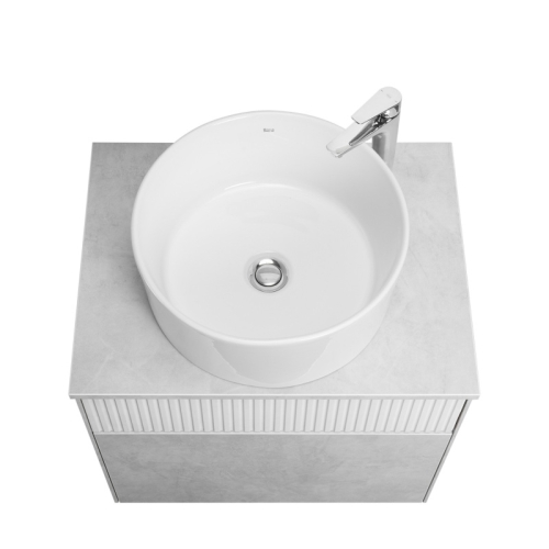 Тумба под раковину Aquaton Марбл 60, 80, 100 Слэйт/Белый матовый фото 2