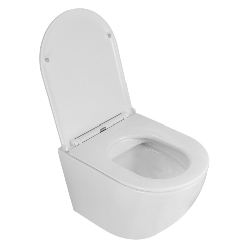 Унитаз подвесной безободковый Azario Grado AZ-0046-N с сидением микролифт фото 2