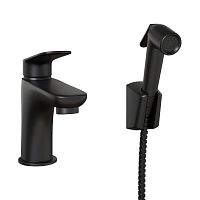 Смеситель с гигиеническим душем для раковины Paini Laguna LAYO205/574 черный