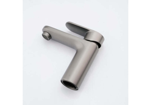 Смеситель для раковины Aquatek Ника AQ1810BGM, оружейная сталь фото 3