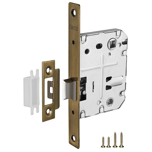Защелка Punto врезная L72-50 ABG Зеленая бронза (металл язычок)