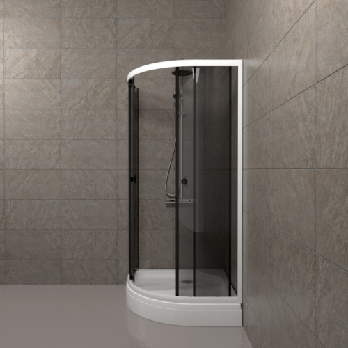 Душевое ограждение Triton Грей А 90*90 низкий поддон фото 4