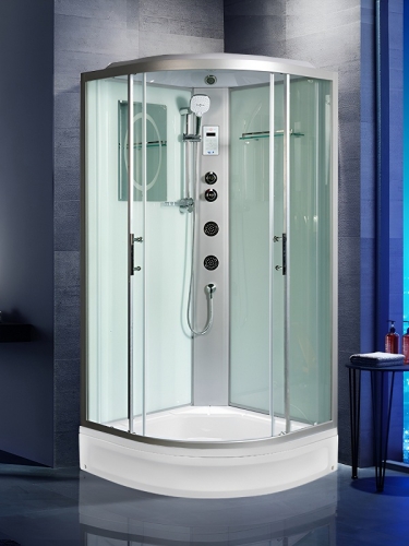 Душевая кабина WeltWasser Werra XL 904 90*90 с гидромассажем, средний поддон фото 3