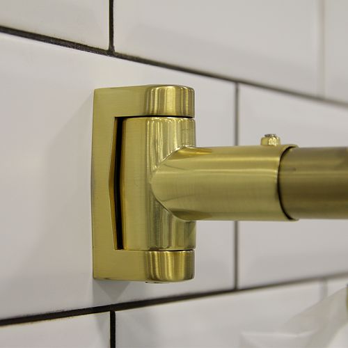 Карниз для шторки на ванну Vannesa Модерна хром, бронза, золото