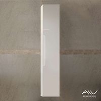 Шкаф-пенал Alavann Stella 30 белый кальцит, фуксия