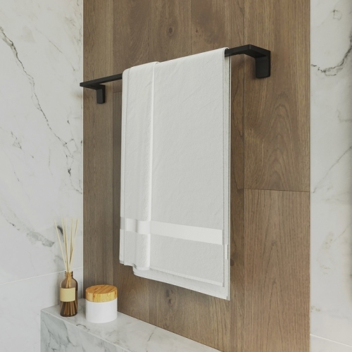 Полотенцедержатель Iddis Slide черный фото 3