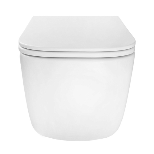 Унитаз подвесной безободковый Azario Бацио AZ-5103T-WHT, смыв Торнадо фото 4