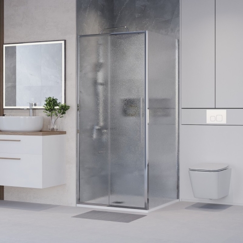 Душевое ограждение Niagara Нова/Nova NG-65-9CH-CH80-34 90*80, 130*80,стекло шиншилла фото 2