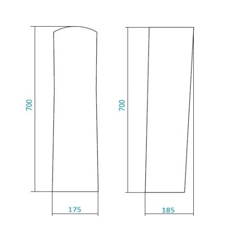 Пьедестал Santek для раковины Бриз, Ирис, Цезарь фото 2