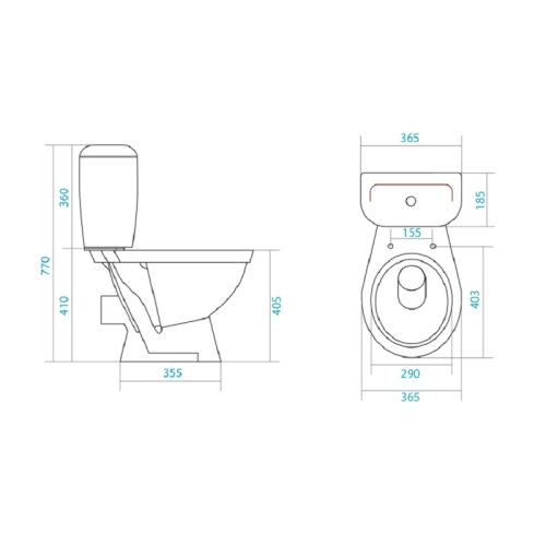 Компакт Santek Паллада с сидением дюропласт фото 6