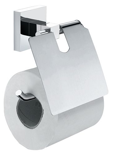Держатель туалетной бумаги с крышкой Azario Rina AZ-87010, хром