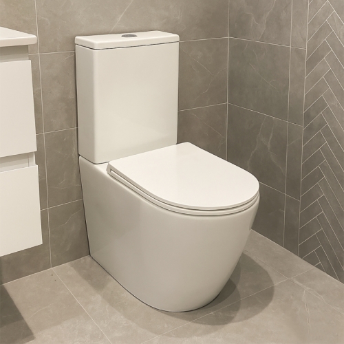 Унитаз напольный безободковый Azario Verona AZ-8301, смыв Торнадо фото 10