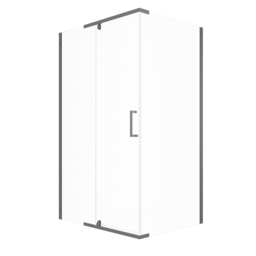 Душевое ограждение Triton Терра-Графит 120*90 прозрачное стекло