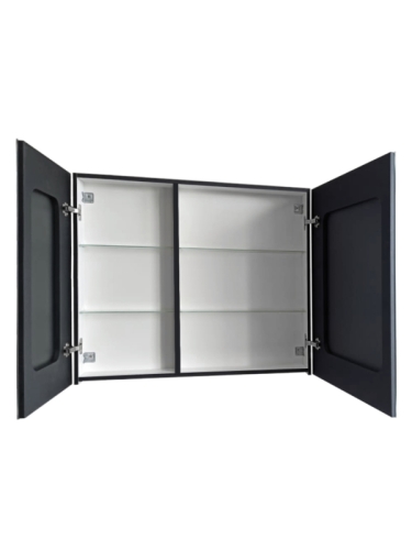 Зеркало-шкаф Continent Mirror Box black Led 60*80, 80*80, 100*80, черный фото 4