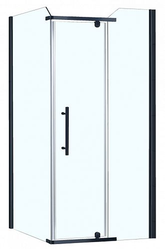 Душевое ограждение Azario Edmonton 90*90 без поддона, профиль черный