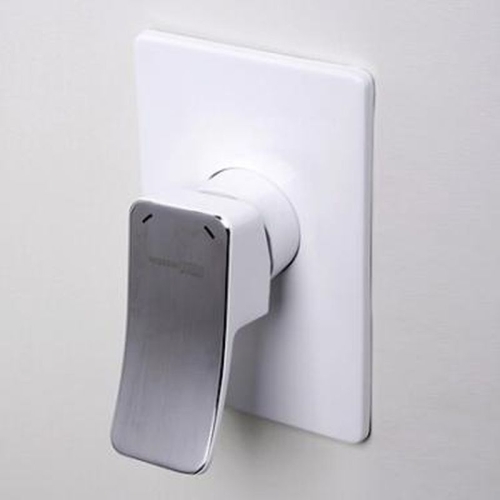 Смеситель с гигиеническим душем Wasserkraft Aller A010657WHITE  встраиваемый белый-хром фото 2