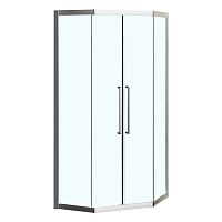 Душевое ограждение Azario Осака AZ-092K2-CH-CL 90*90, 100*100 профиль хром