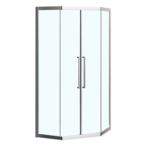 Душевое ограждение Azario Осака AZ-092K2-CH-CL 90*90, 100*100 профиль хром