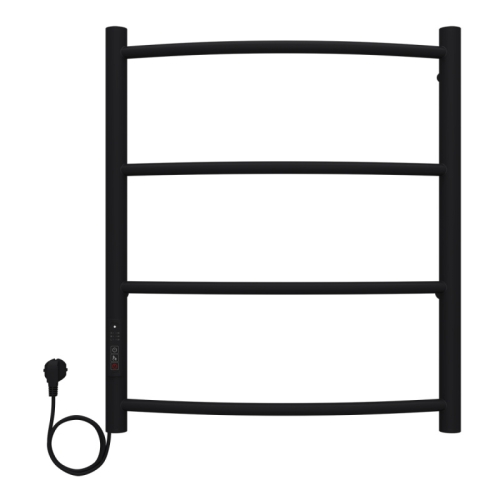 Полотенцесушитель электрический Azario Verona 50*60, 50*80 черный (диммер слева) фото 2