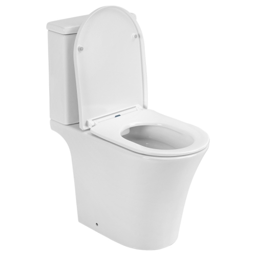 Унитаз напольный безободковый Azario Vise AZ-1343BT фото 4