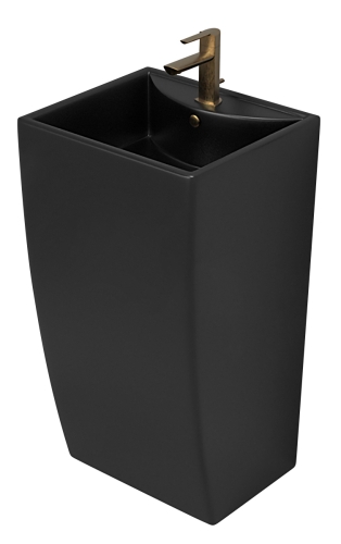 Раковина напольная Azario Comella AZ-314MB 48*42*83 фото 4