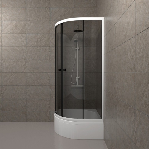 Душевое ограждение Triton Грей В 90*90 средний поддон фото 3