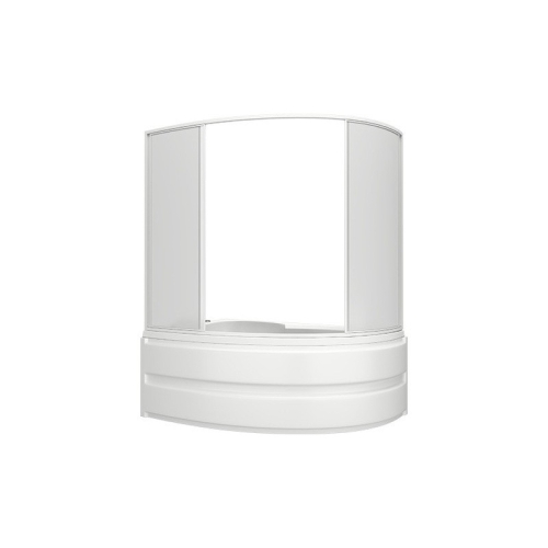 Шторка для ванны Bas Сагра 1600 стекло грейп