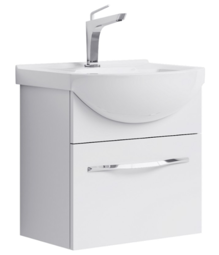 Тумба с раковиной Aqwella Allegro 50 подвесная