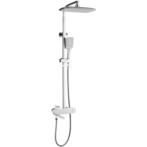 Душевая система со смесителем Gappo G2483-8 белый/хром