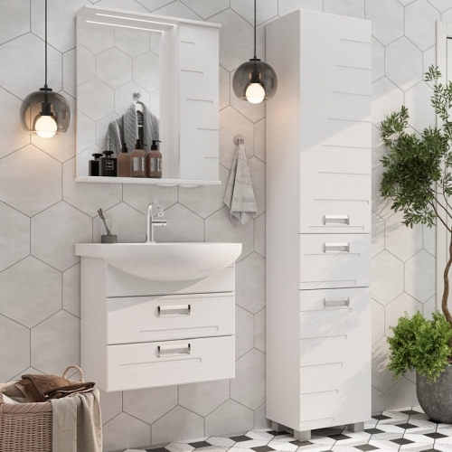 Тумба с раковиной Volna Joli 60, 70 подвесная, 2 ящик фото 4
