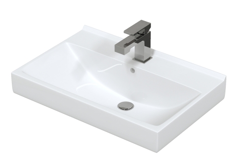 Тумба с умывальником Мирсант Soho Quadro 60 - Fest (узкая) подвесная, без доводчика фото 2