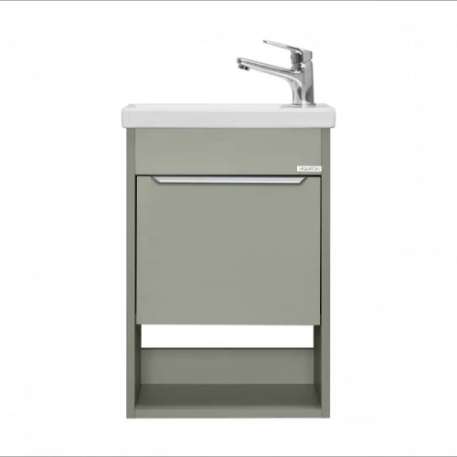 Тумба с раковиной Aquaton Хоуп 40, 60, 80, 100 Хаки фото 2