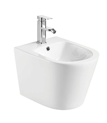 Биде подвесное WeltWasser WW SALZBACH 005GL-WT белый глянцевый