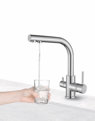 Смеситель для кухни с подкл фильтра Paulmark Essen Metallum (5 цветов) фото 2